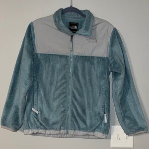 Northface fleece jacket (teal) Girls